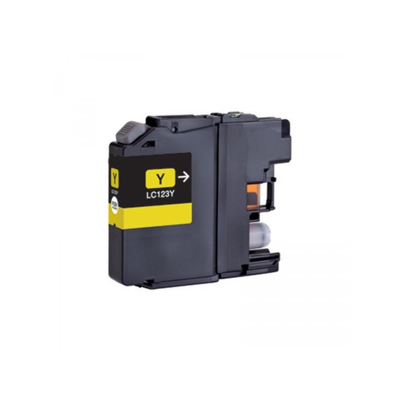 TECNOSHOP Cartuccia compatibile Brother LC123Y giallo